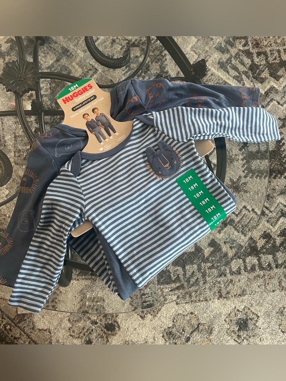 Huggies 18M Organic Cotton 4pc Layette Set